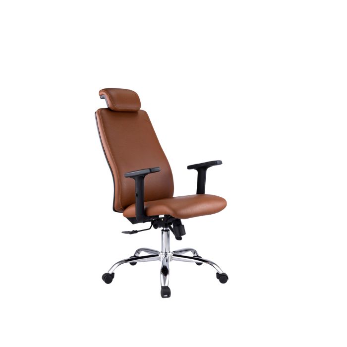 Leather Office Chair Brown